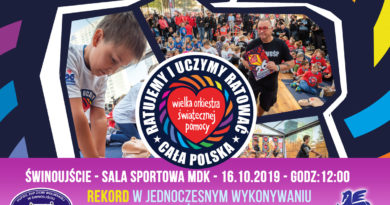 BIJEMY REKORD W JEDNOCZESNEJ RESUSCYTACJI KRĄŻENIOWO-ODDECHOWEJ BIJEMY REKORD W JEDNOCZESNEJ RESUSCYTACJI KRĄŻENIOWO-ODDECHOWEJ